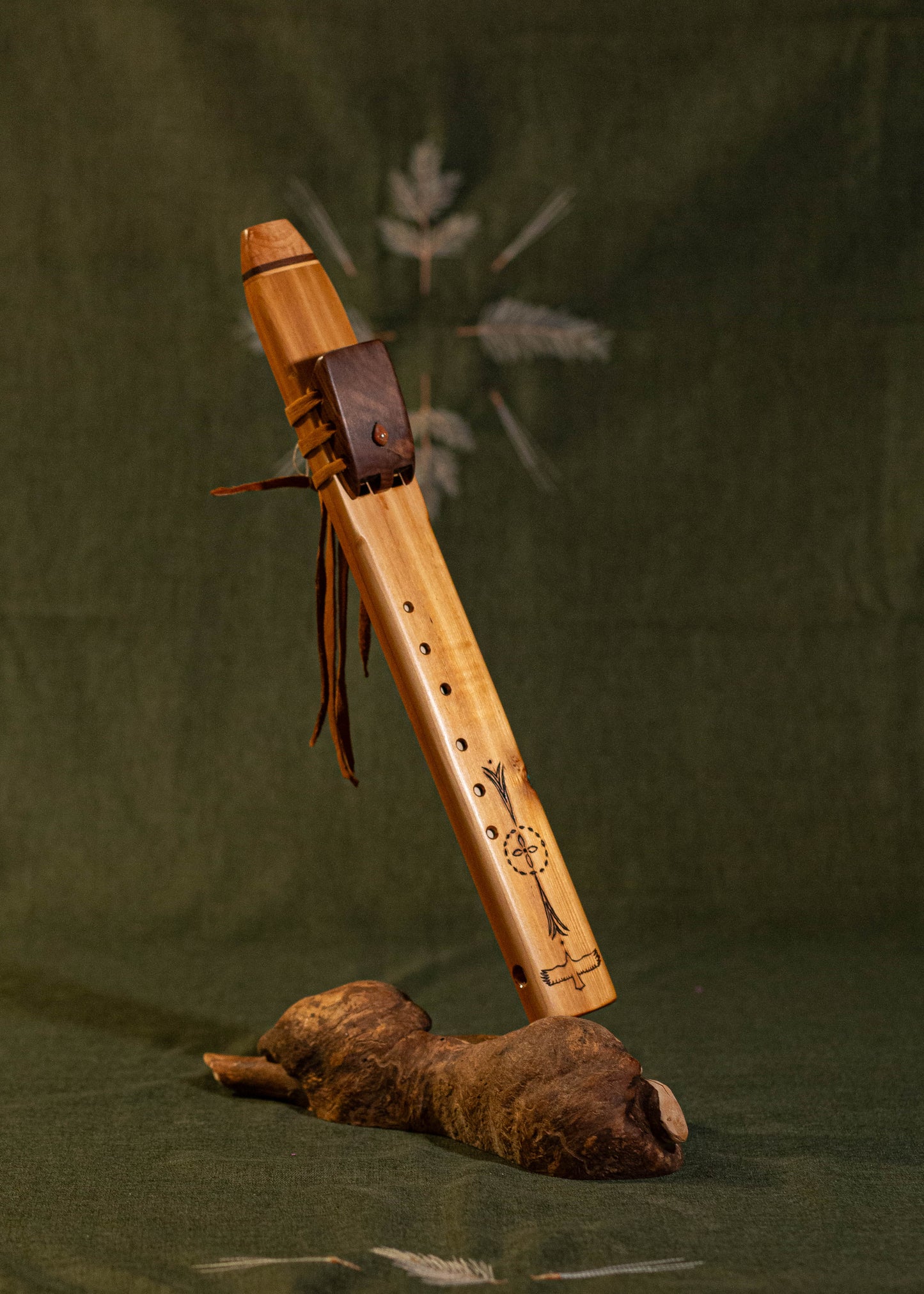 C drone flute cedar