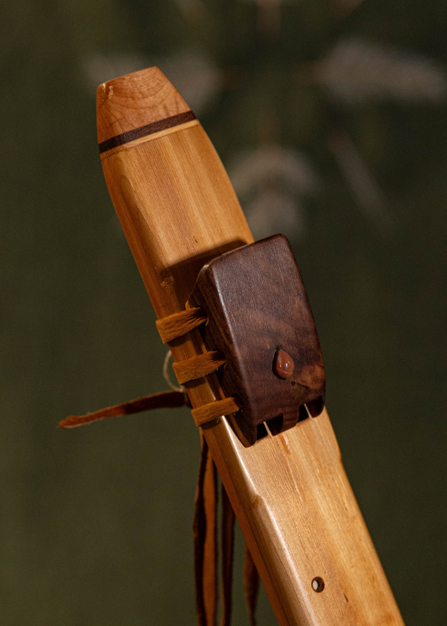 C drone flute cedar