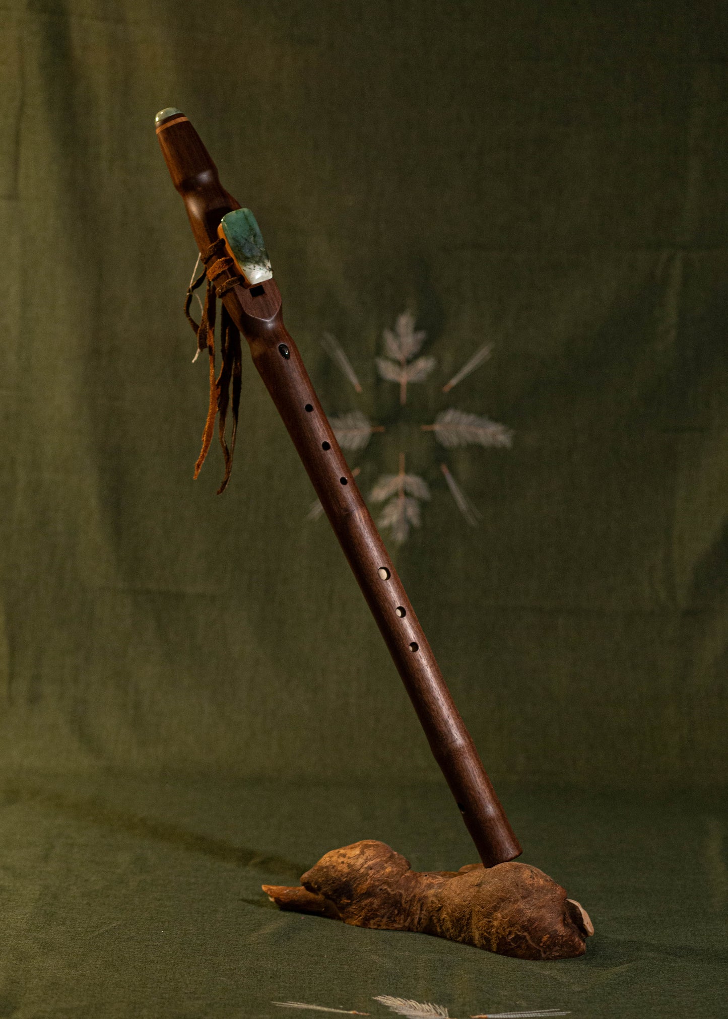 D bass flute Black walnut