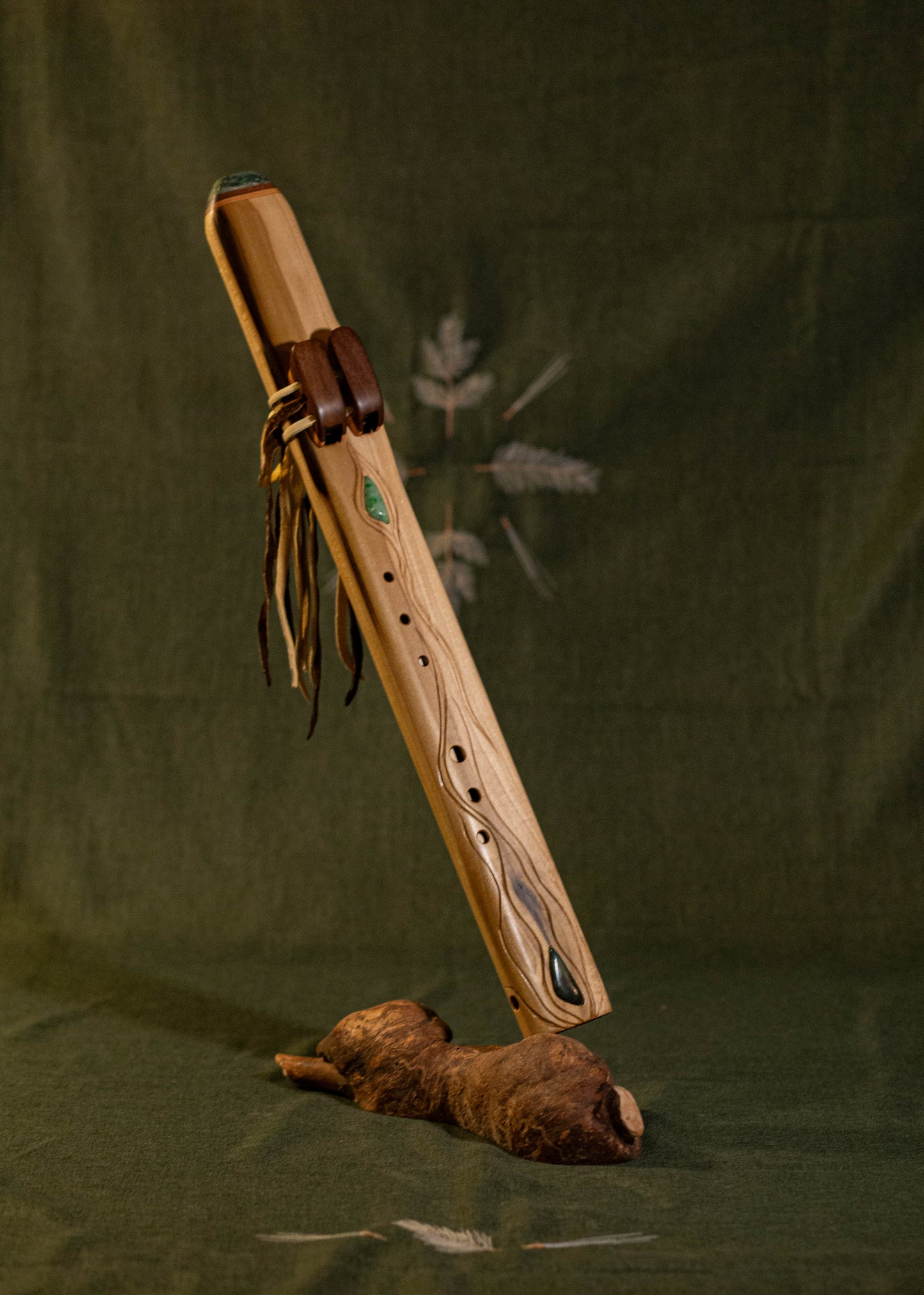 F 432 htz drone flute poplar